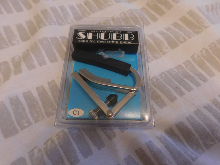 SHUBB CAPO FOR STEEL STRING GUITARS - ORGINAL - NEW OLD STOCK