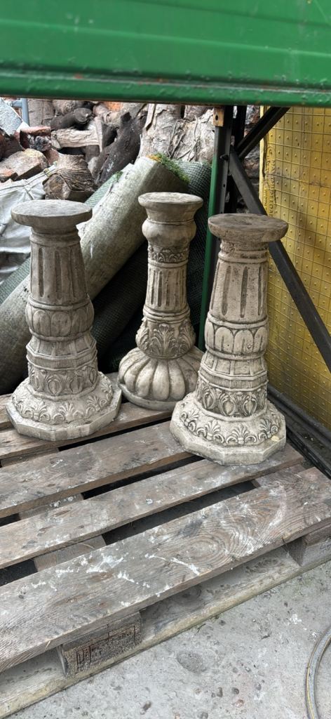 Last 3 stone Plinths   22” tall