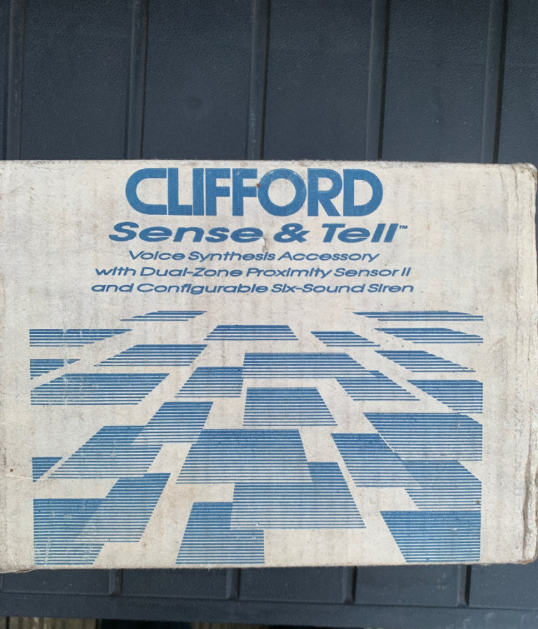 Clifford car alarm sense and tell alarm