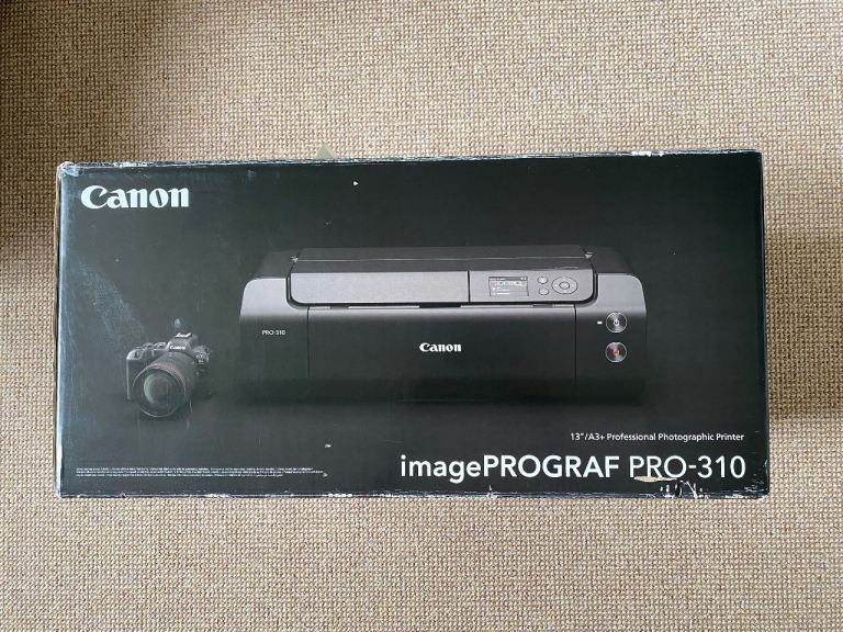 New (open box) Canon imagePROGRAF PRO-310 A3+ Printer with 2-year John Lewis warranty