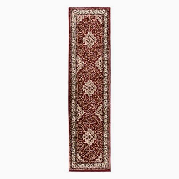 Brand new still in sealed packaging Dunelm Antalya Traditional Runner Red 60 x 230 cms RRP £45