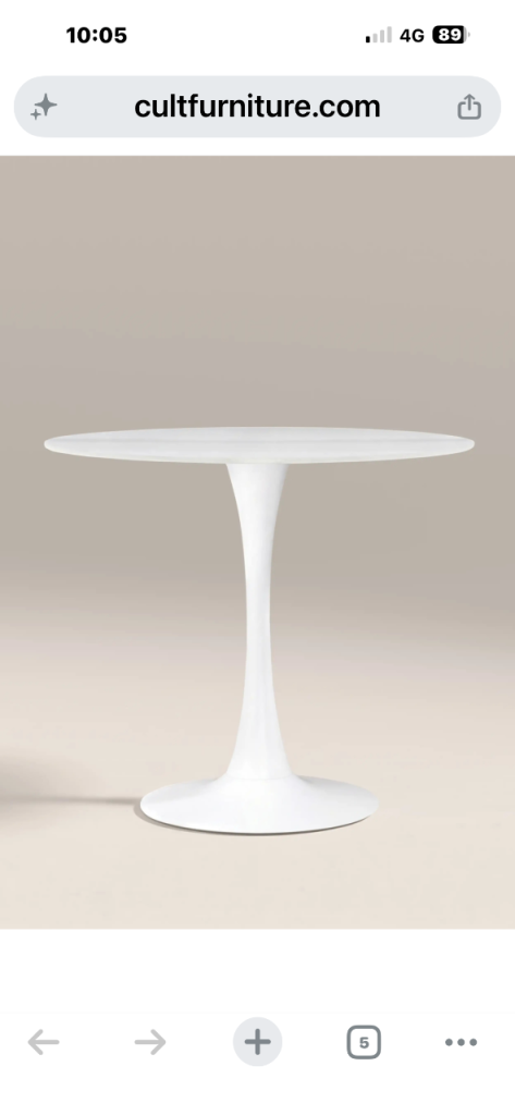 Diva Home H-42 Dining Table - Brand New in Box