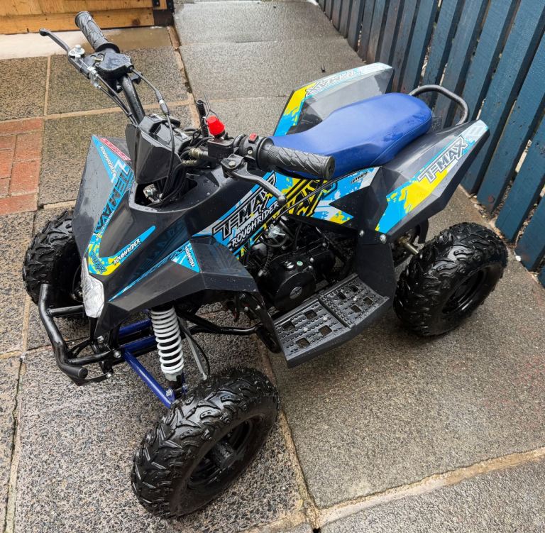 FunBikes T-Max Roughrider 70cc Blue Midi-size Quad Excellent Condition