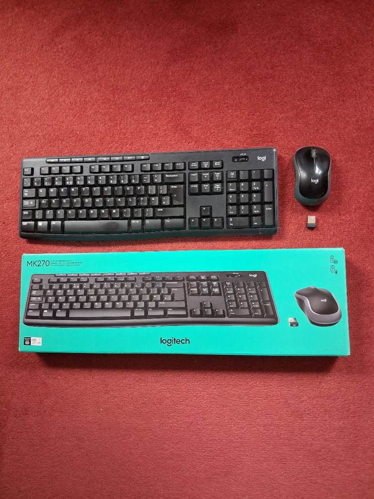 Logitech MK270 Wireless Keyboard and Mouse Bundle
