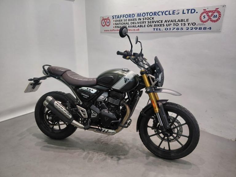 Triumph Scrambler 400X  STAFFORD MOTORCYCLES LIMITED