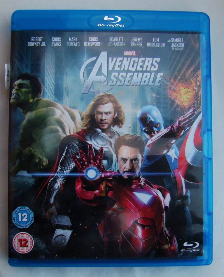 Marvel Avengers Assemble Blu-ray Disc - Good Condition