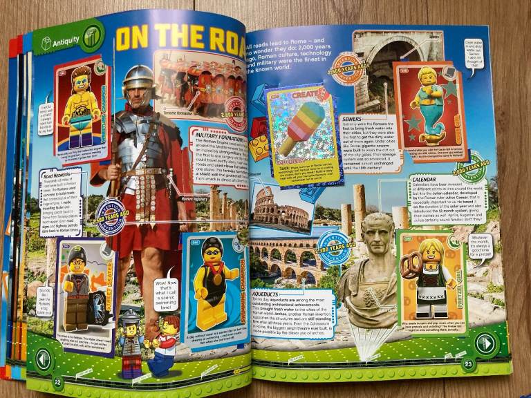 Sainsburys LEGO Create the World and Incredible Inventions Official Collector's Album with Cards 