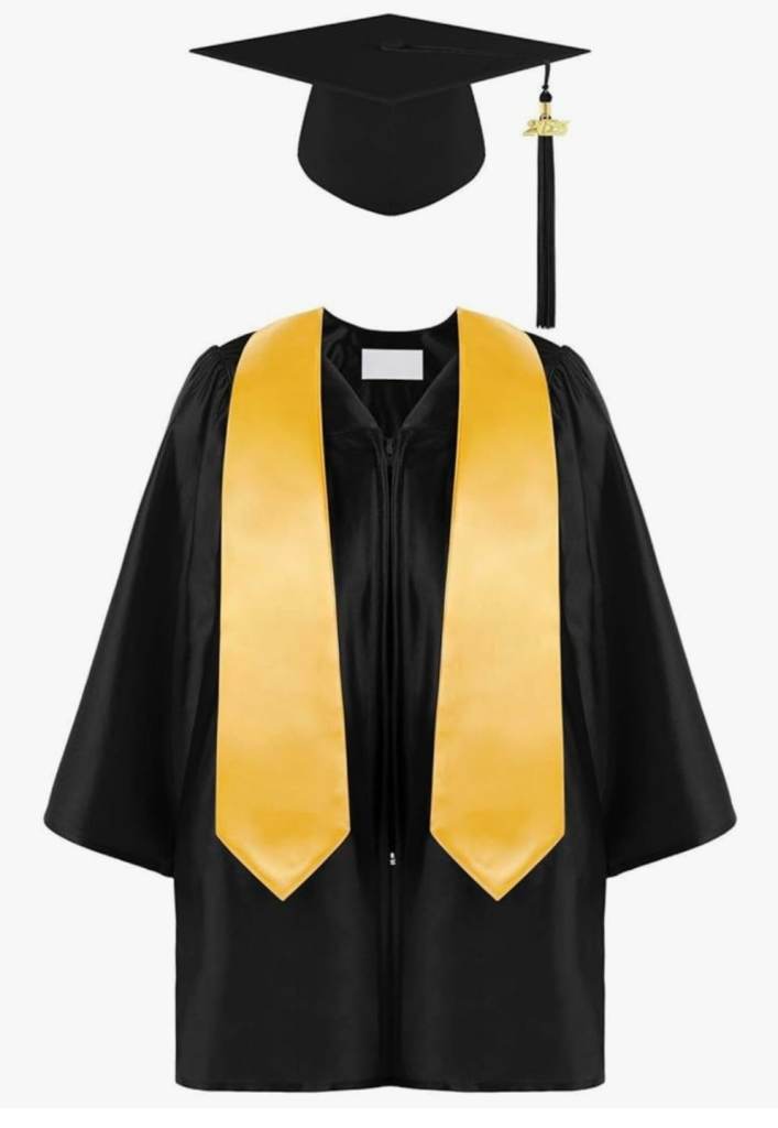 Brand new Preschool Children's Graduation Cap and Gown Set
