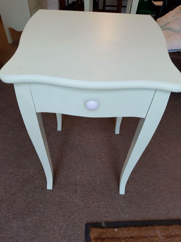 Pair of lovely upcycled bed side tables