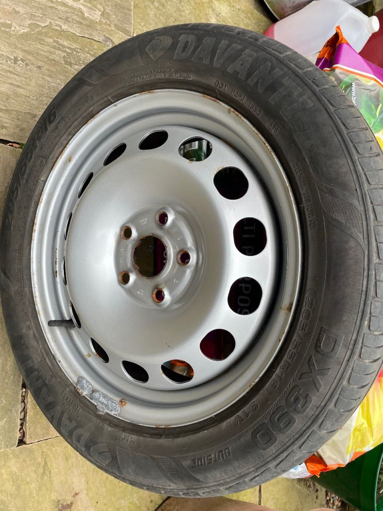 VW steel rim and tyre