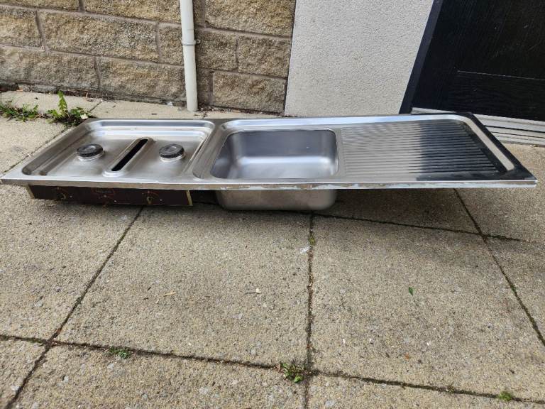 Hob, draining board 