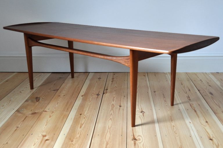 Vintage Retro 50's 60's Mid Century Danish Tove & Edvard Kindt - Larsen Coffee Table FD-503