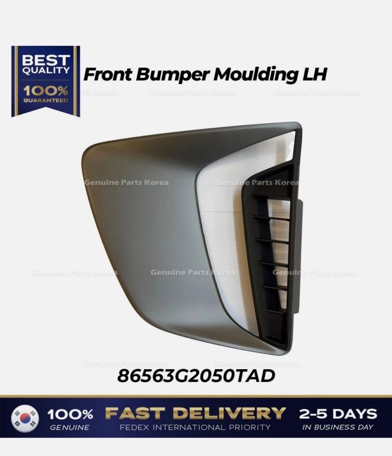 Genuine Front Bumper Moulding LH 86563G2050TAD for Hyundai Ioniq