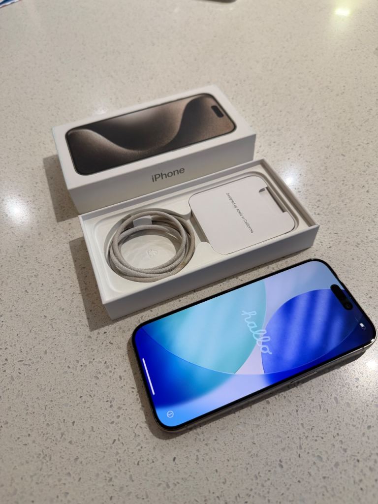 iPhone 15 Pro 128GB Natural Titanium Unlocked