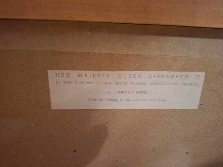 Her Majesty Queen Elizabeth framed picture 