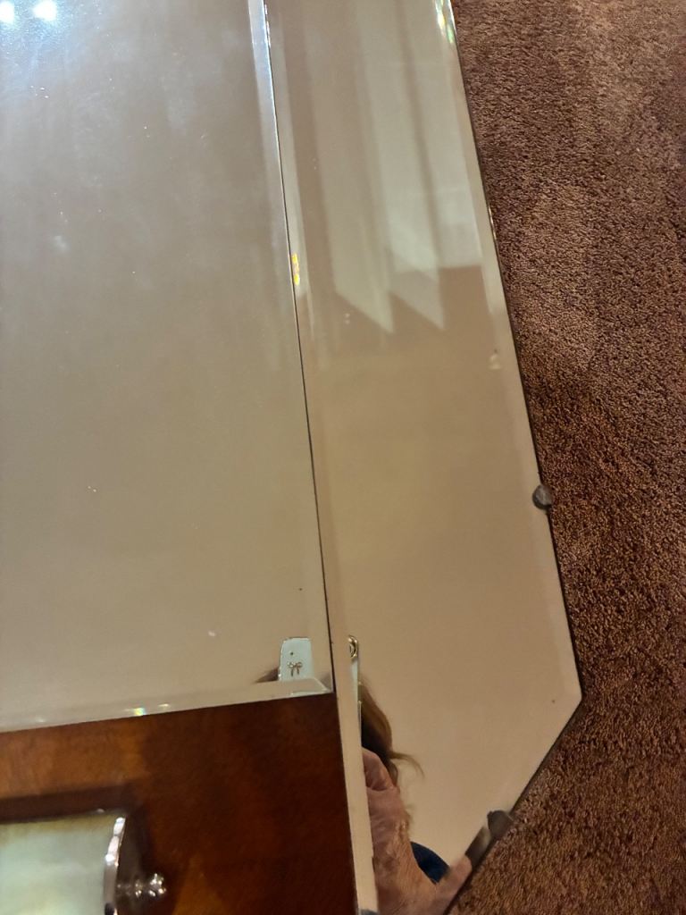 Genuine British Rail Pullman carriage mirror 