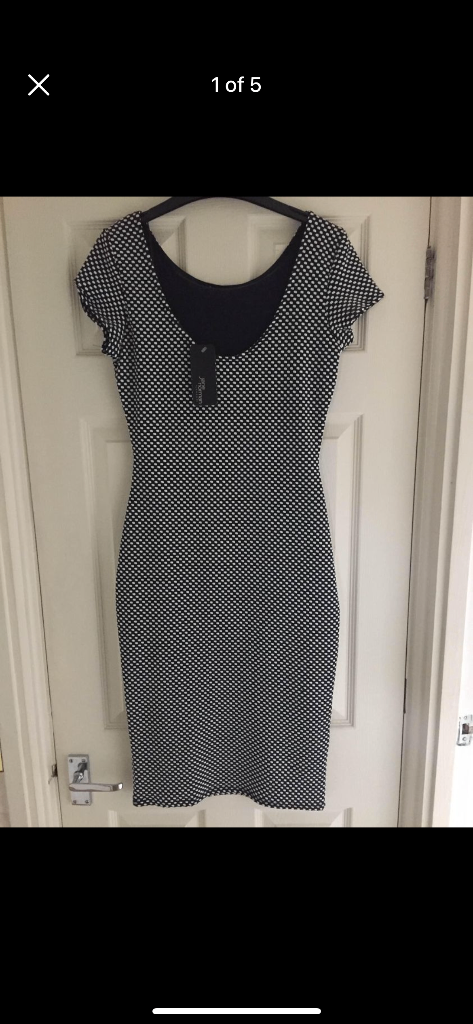 (382) Jane Norman dress, size 10, new!