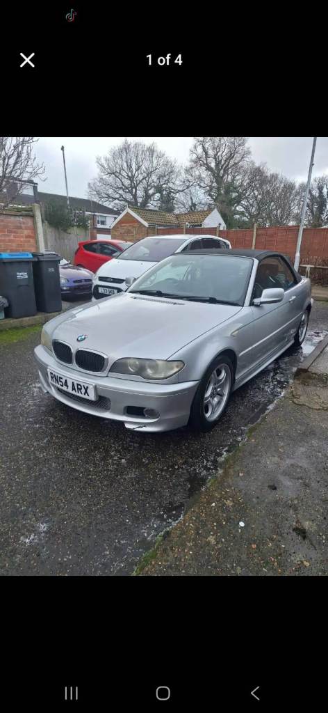Breaking Bmw 318ci msport titan silver convertible e46