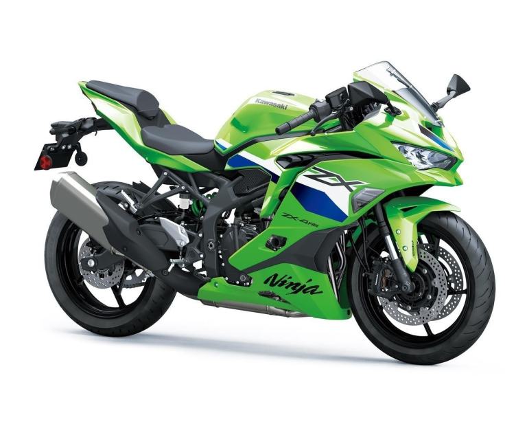 NEW 2026 KAWASAKI MOTORCYCLE NINJA ZX-4RR GREEN KRT SAVE £300