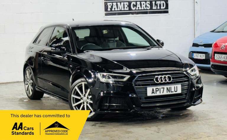 2017 Audi A3 1.5 TFSI CoD Black Edition S Tronic Euro 6 (s/s) 3dr HATCHBACK Petrol Automatic