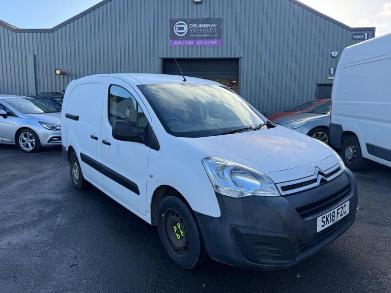 2018 Citroen Berlingo 1.6 BlueHDi 750Kg LX 100ps PANEL VAN DIESEL Manual