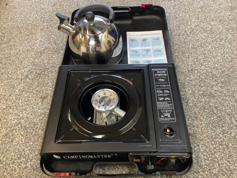 Camping Stove and kettle