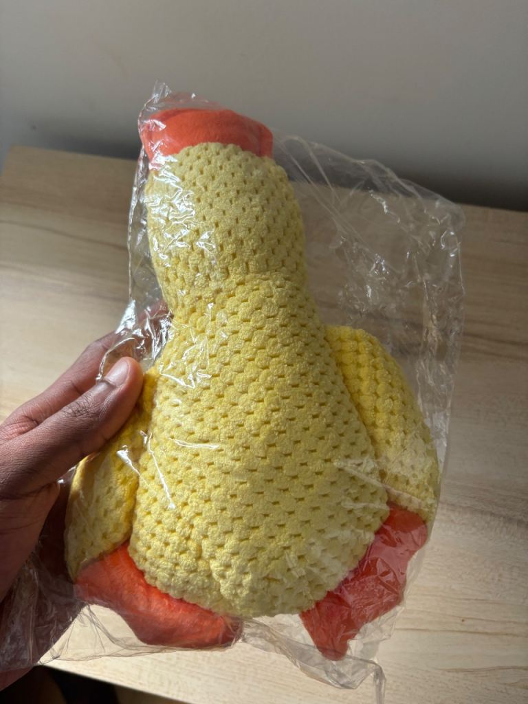 Dog Chew Toy Duck – Soft Squeaky Pet Toy