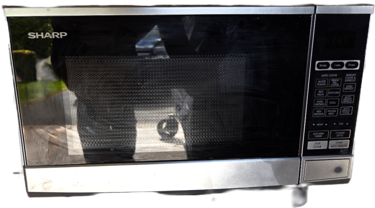 Sharp 800W Solo Microwave (Silver) – Great Condition