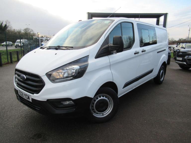 2021 Ford Transit Custom 2.0 EcoBlue 130ps Low Roof D/Cab Leader Van PANEL VAN DIESEL Manual