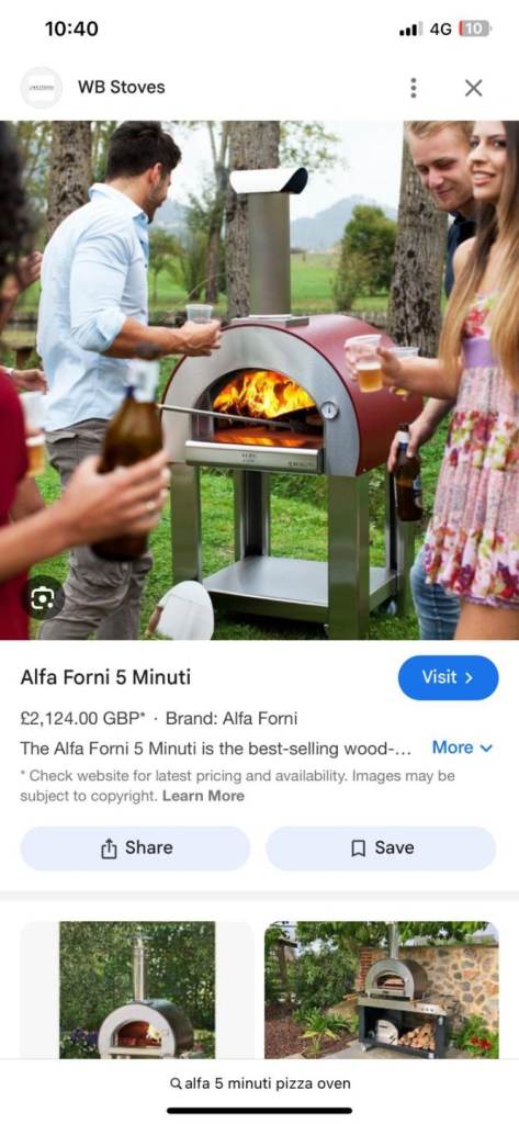 Pizza Oven ! Alfa Forni 5 Minuti-Wood-Fired 