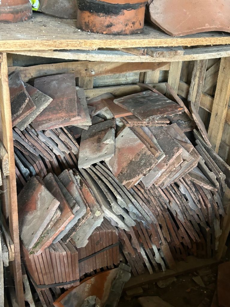 Clay plain tiles