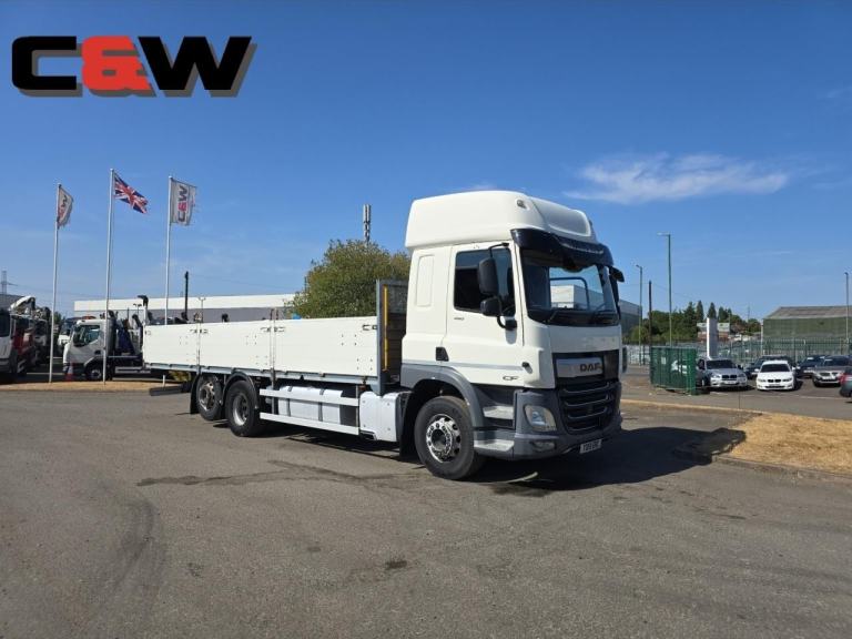  2019 (19) DAF FAR CF 450 6x2 26t Triple Dropside Drawbar
