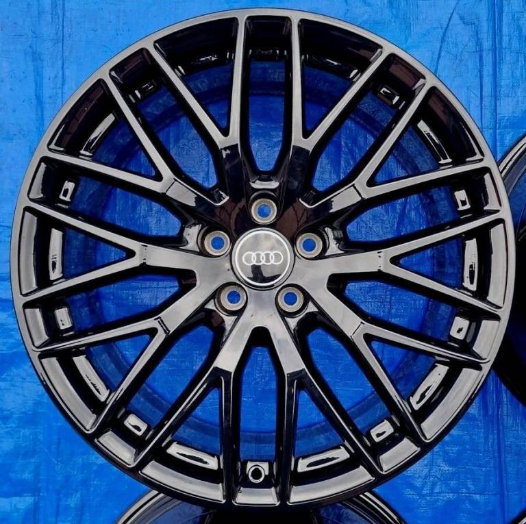 AUDI Q3 8U 1X 19'' GENUINE GLOSS BLACK REFURBISHED ALLOY WHEEL BT43R 8U0601025AT
