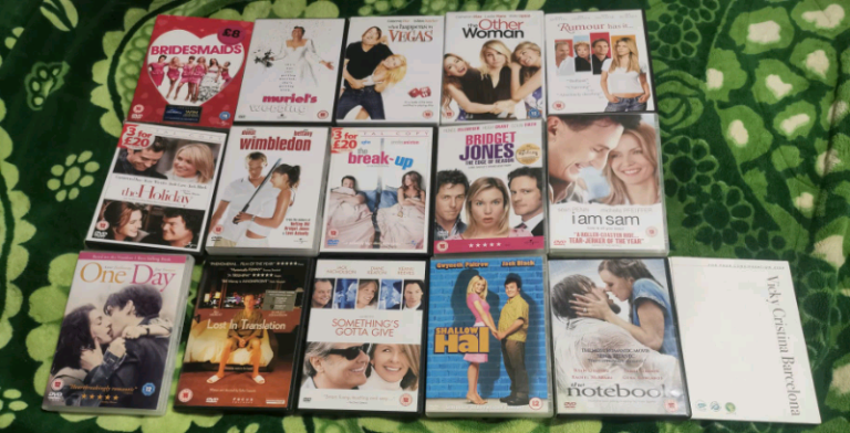 16 Romantic Comedy / Drama Joblot Bundle Dvd Film Movies Hugh Grant
