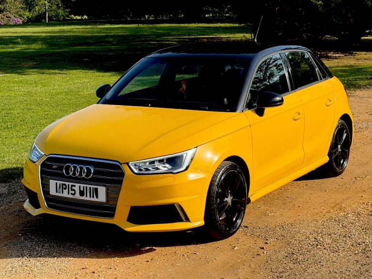 2015 AUDI S1 QUATTRO 2.0 TFSI VEGAS YELLOW MEGA RARE FULLY LOADED STAGE 1 FSH MUST SEE!!!