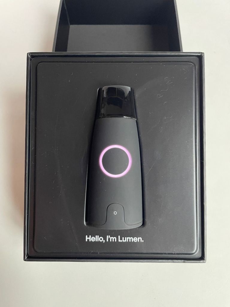 Lumen Metabolic measurement/Diet Fitness tracker 