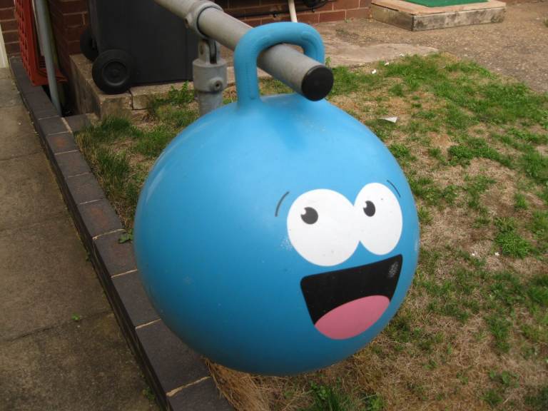 FREE ELC Hopper Ball – Blue – Kids Balance & Play Toy LEICESTER LE4 5DJ