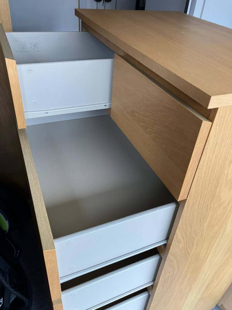 Malm Ikea 6 drawer chest
