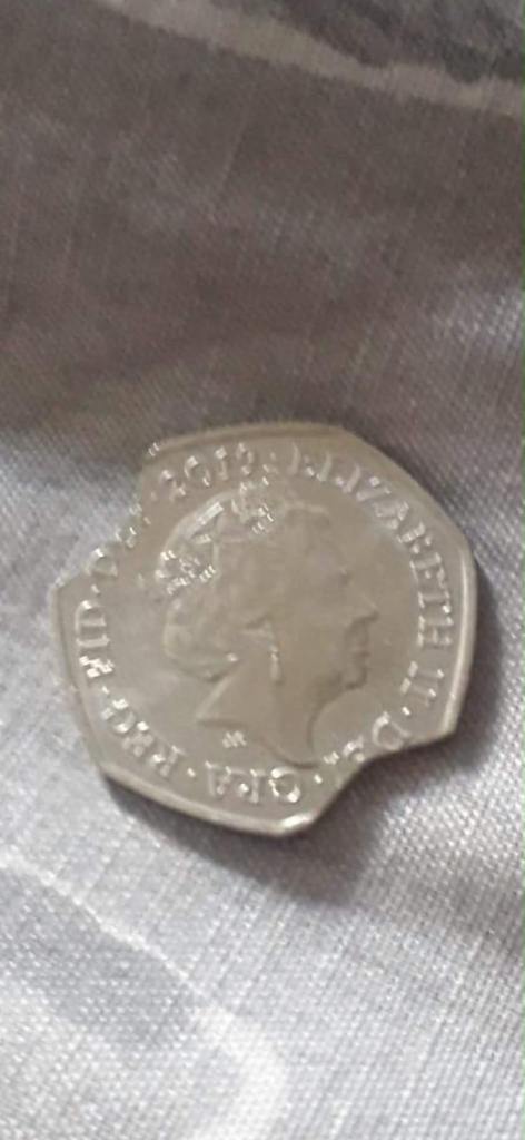 50p Coin – Rare Mis-struck Error, Good Condition 