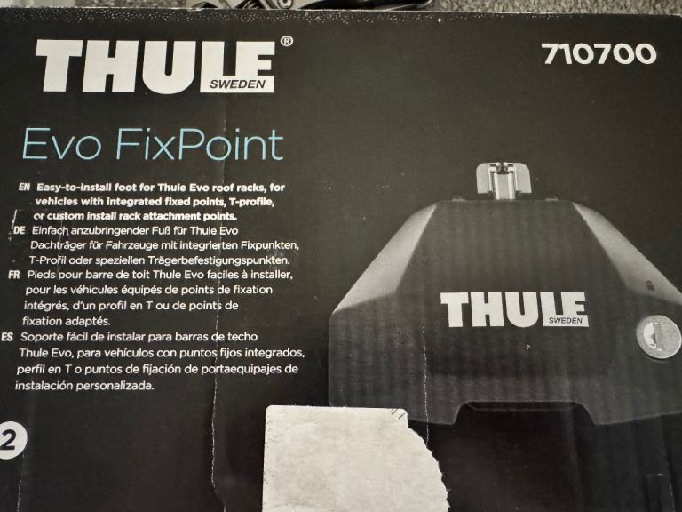 Thule Evo FixPoint Car Roof Bar