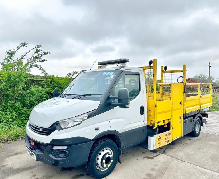 2017 IVECO DAILY TOOLBOX TIPPER 7,2 TON TARMAC CHUTES 75,000 MILES EURO-6 U-LEZ