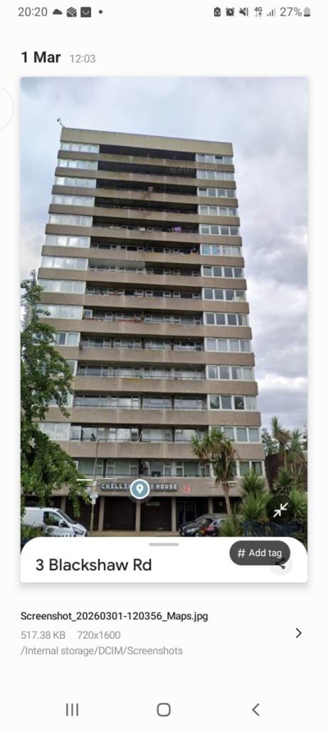 3rd floor large flat in tooting SW17