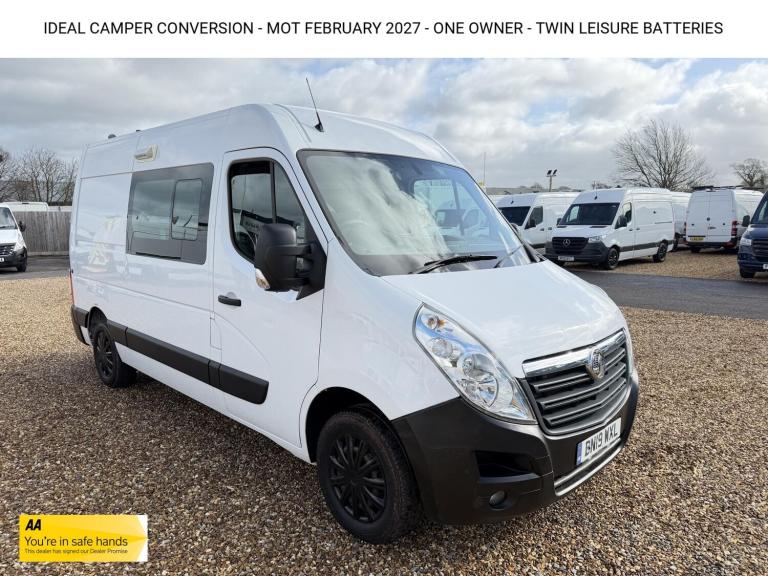 2019 Vauxhall Movano 2.3 CDTi 3500 Panel Van 5dr Diesel Manual FWD L2 H2 Euro 6 (130 ps) Panel Va...