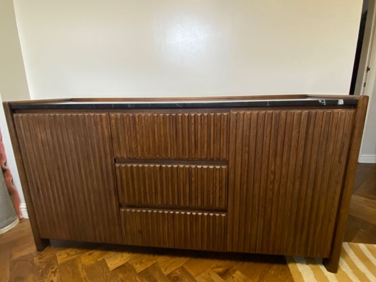 Solid oak sideboard 