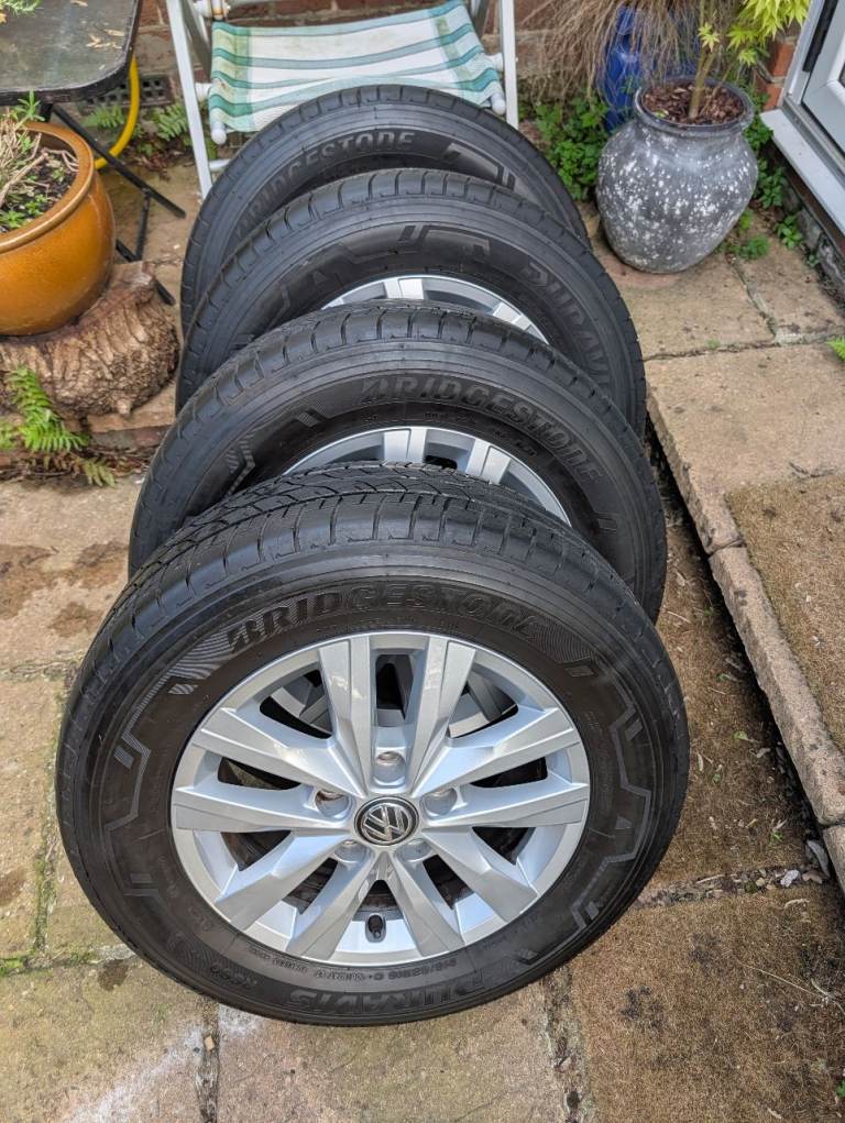 VW Transporter T6.1 Alloy Wheels with Tyres 215/65R16 C 106/104T