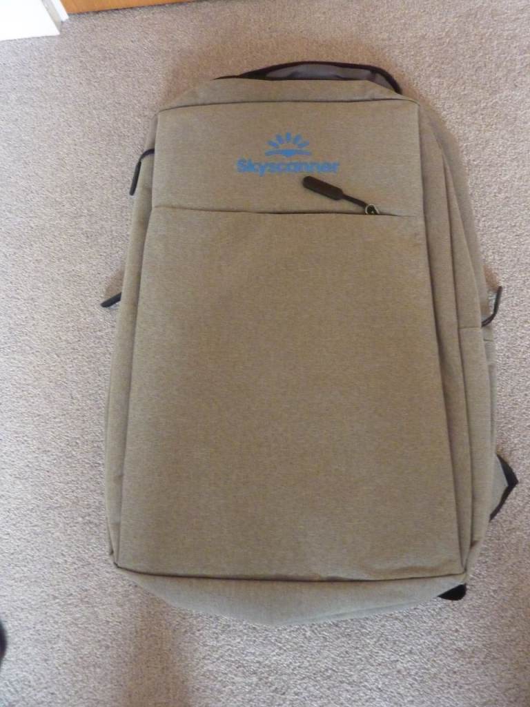 Unused padded laptop Bag - Skyscanner branded