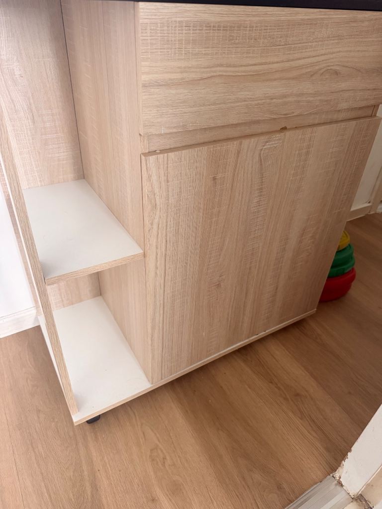 Light Oak kitchen Island or storage cabinet