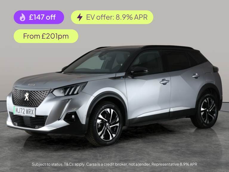 2022 Peugeot E-2008 50kWh GT SUV 5dr Electric Auto (7kW Charger) (136 ps) - REVERSE CAM - NAV - S...