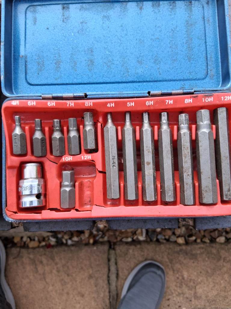 Set of 3 Hand Tool Sets with Various Bits – Good Condition