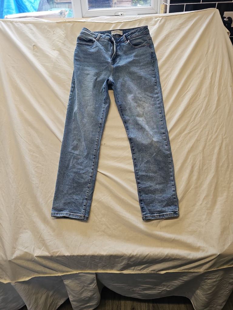 Primark Denim Co. Women's Blue Slim Straight Leg Jeans A5 1256